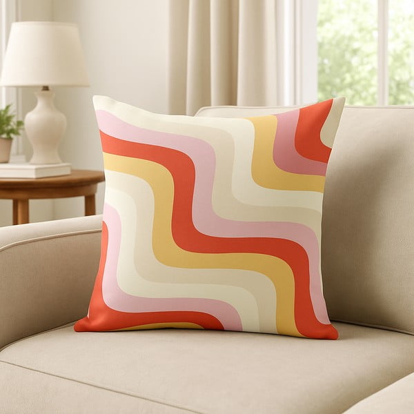 Prevleka za blazino 43x43 cm Creamy Raspberry Swirl – Mila Home-image-3