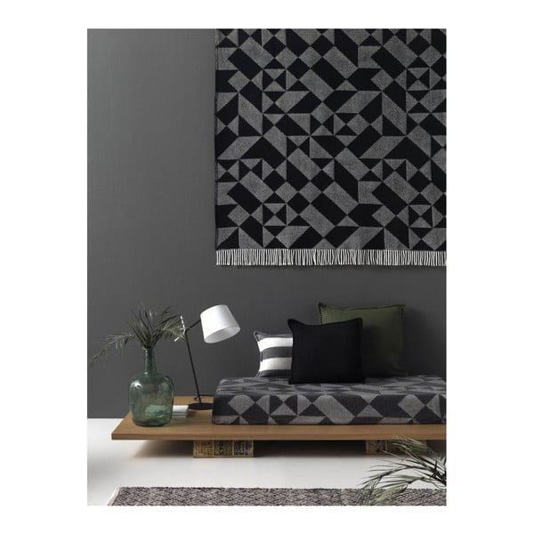 Rumeni pletenina z bombažem Euromant Granit, 140 x 180 cm-image-2