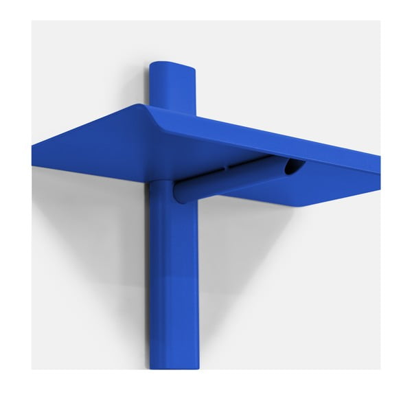 Modra kovinska polica 28 cm Hola – Spinder Design-image-3