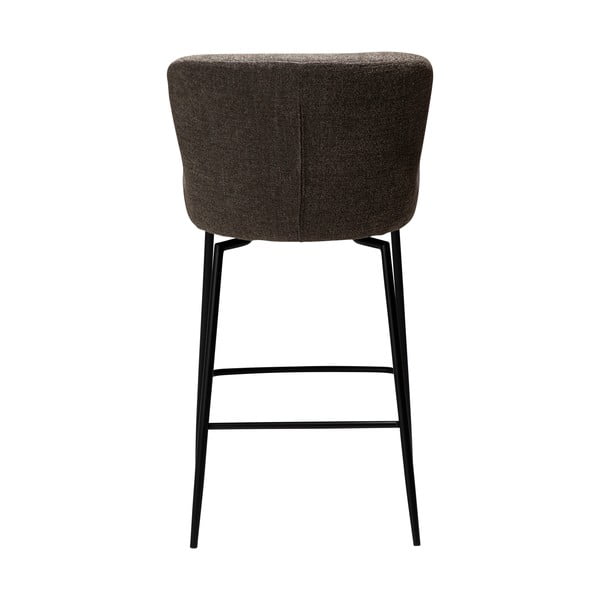 Rjav oblazinjen barski stol (višina sedeža 67,5 cm) Glam – DAN-FORM Denmark-image-3