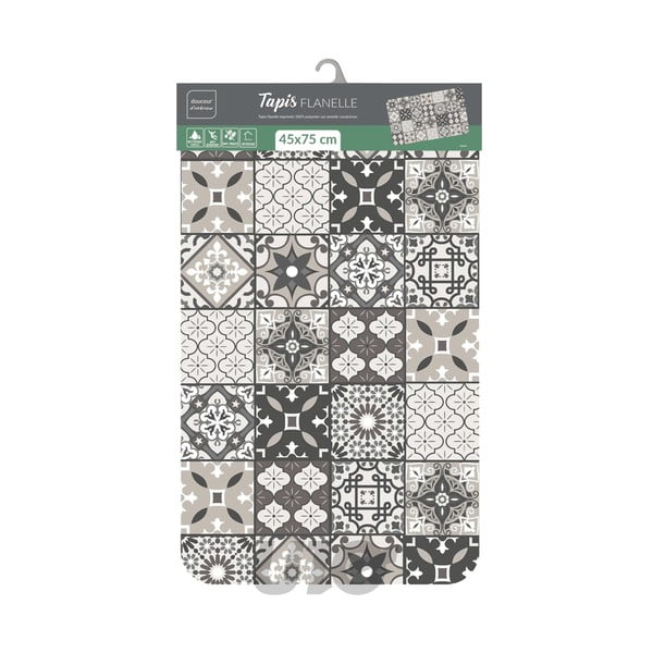 Siva preproga 45x75 cm Gaston – douceur d'intérieur-image-2