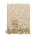 Rumena odeja iz mešanice bombaža 130x155 cm Pratello – Bloomingville