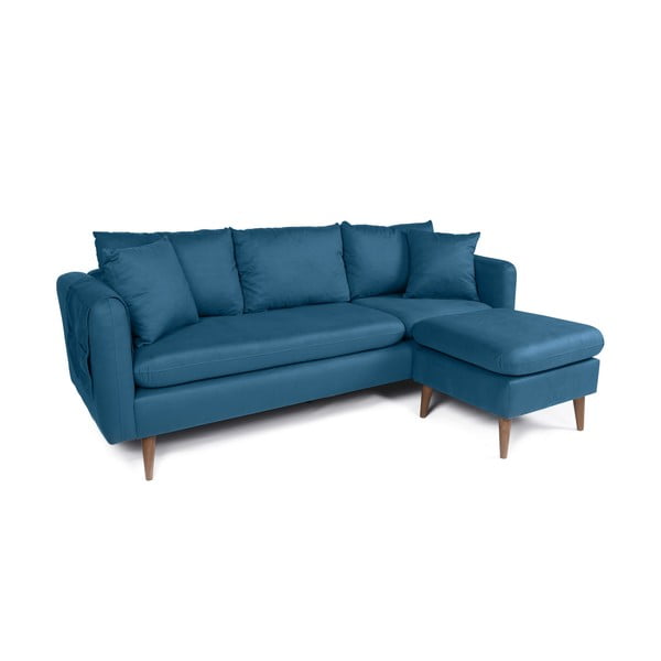 Modra sedežna garnitura 215 cm Sofia – Balcab Home-image-2
