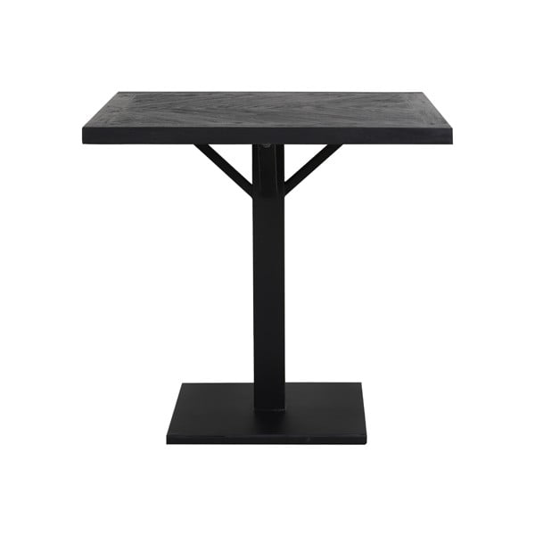 Črna jedilna miza 80x80 cm Chisa – Light & Living