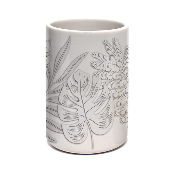 Bel keramičen lonček za zobne ščetke Amber – douceur d'intérieur