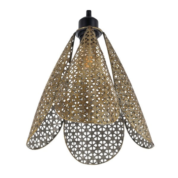Viseča svetilka v zlati barvi s kovinskim senčilom ø 24 cm – Ixia-image-2