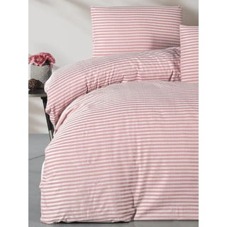 Rožnata posteljnina za zakonsko posteljo/podaljšana z rjuho/4-delna 200x220 cm – Mila Home
