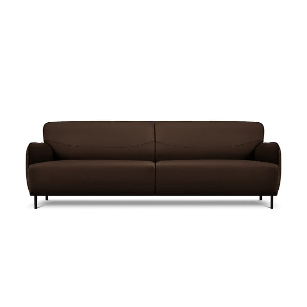 Rjav usnjeni komplet Windsor & Co Sofas Neso, 235 x 90 cm