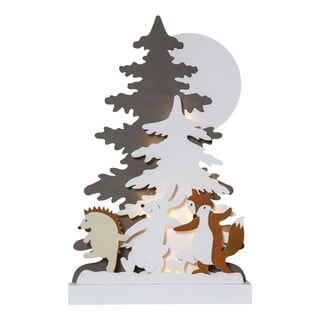 Božična viseča LED svetlobna dekoracija Star Trading Forest Friends