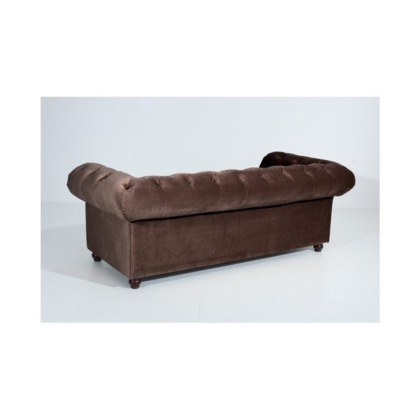 Temno rjav kavč Max Winzer Orleans Velvet, 216 cm-image-1
