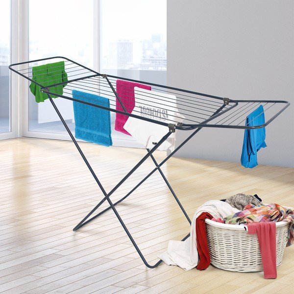 Črno-antracitno sivo stojalo za sušenje perila 15 m – Orion-image-1