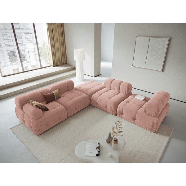 Svetlo rožnat modul za sedežno garnituro Ferento – Cosmopolitan Design-image-1