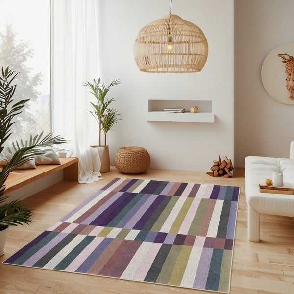 Vijolična pralna preproga 120x180 cm Purple Rain – Mila Home-image-2