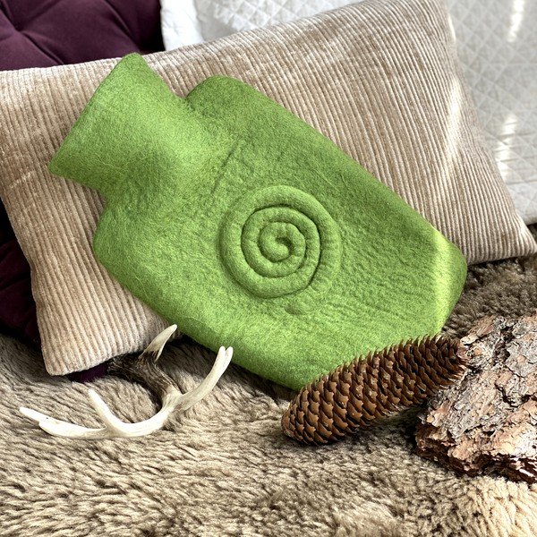 Termofor s prevleko iz 100 % merino volne Classic - Hugo Frosch-image-2