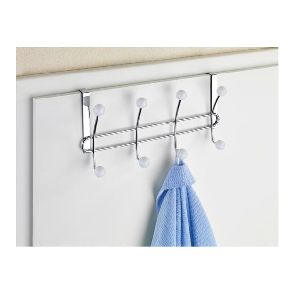 Siv kovinski obešalnik za vrata 7 cm Lissa - Wenko-image-4