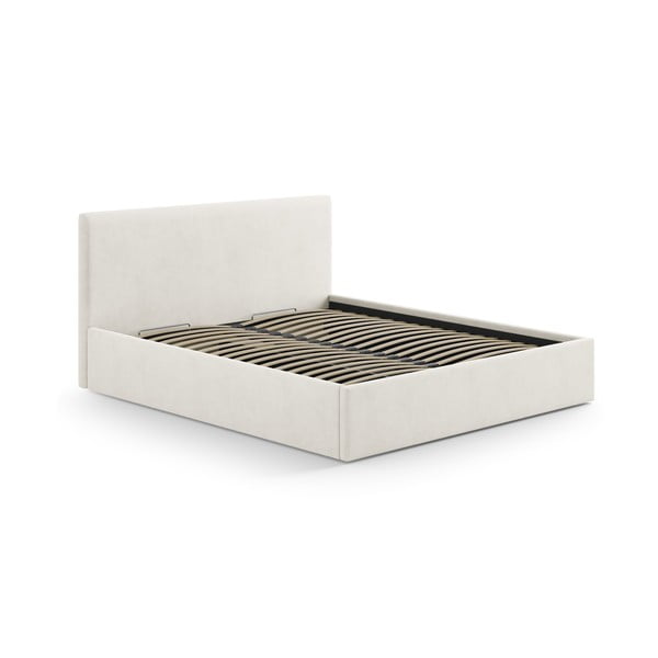 Kremno belo oblazinjeno vzglavje 170,5x100 cm Remo – Micadoni -image-3