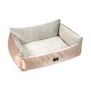 Postelja za pse v zlati barvi 100x70 cm Dog Fantasy Lux Platinum – Plaček Pet Products