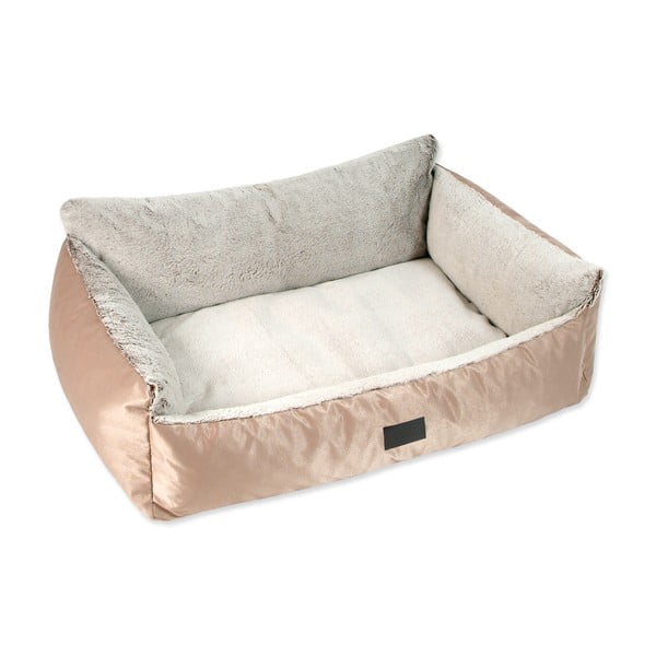 Postelja za pse v zlati barvi 58x46 cm Dog Fantasy Lux Platinum – Plaček Pet Products