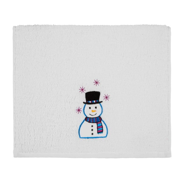 Brisača Božič Snežak Bela, 30 x 50 cm