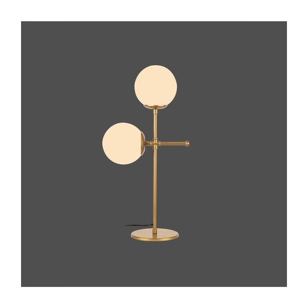 Namizna svetilka zlate barve Squid Lighting Kruva, višina 55 cm-image-1