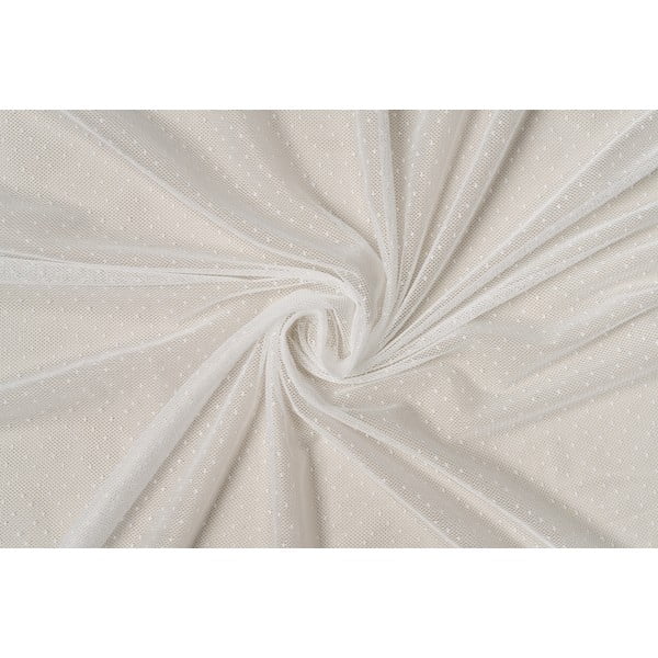 Bela prosojna zavesa 140x245 cm Como – Mendola Fabrics