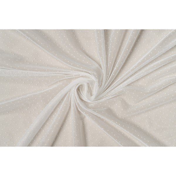 Bela prosojna zavesa 140x245 cm Como – Mendola Fabrics