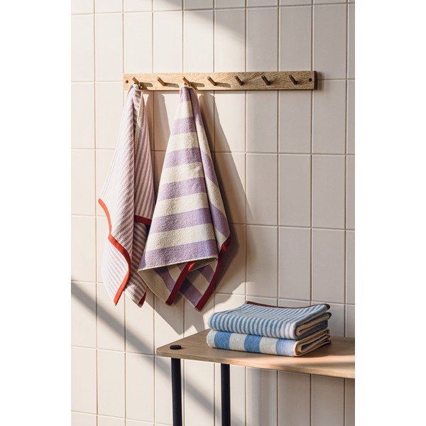 Rjava/kremno bela frotirna bombažna brisača 50x80 cm Gobo – noo.ma-image-4