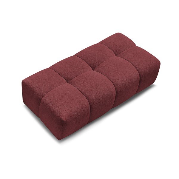 Bordo rdeč tabure iz šenilje Everest – Bobochic Paris-image-4