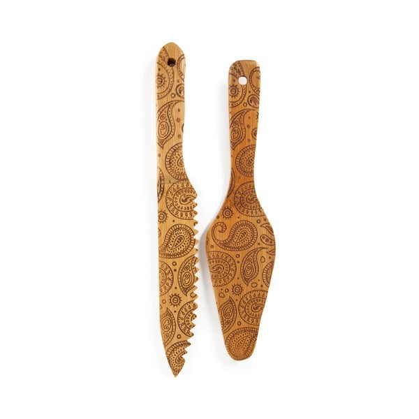 Lopatica in nož za torto iz bambusa Bambum Minnie