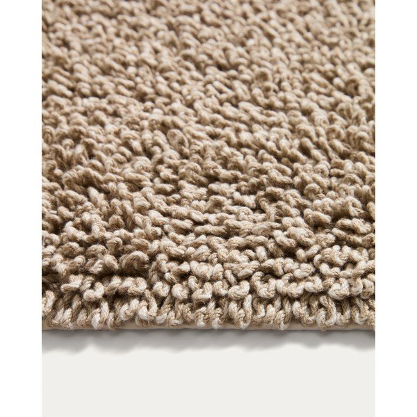 Bež tekstilna kopalniška preproga 50x70 cm Aroia – Kave Home-image-2