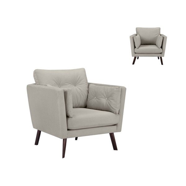 Svetlo siv fotelj Mazzini Sofas Elena-image-2