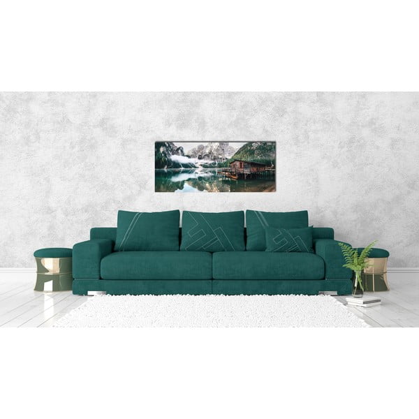 Slika na steklo Styler Tirolsko jezero, 50 x 125 cm-image-1