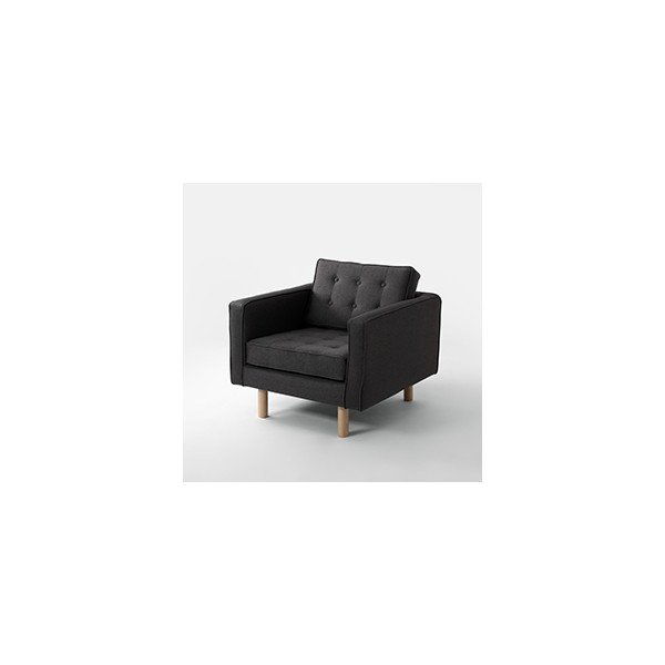Anthracite grey armchair Custom Form Topic-image-1
