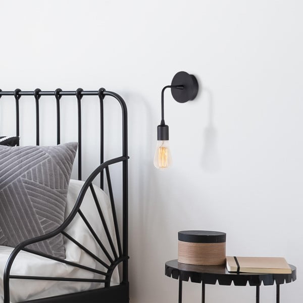 Mat črna stenska svetilka Dartini – Opviq lights-image-1