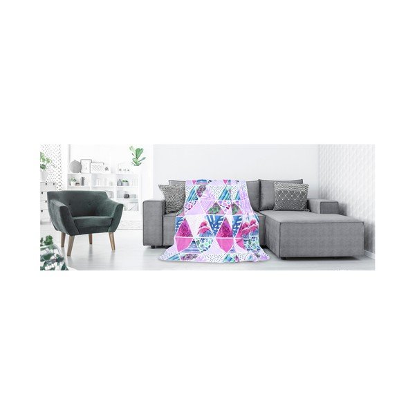 Odeja iz mikrovlaken AmeliaHome Kaleidoscope, 220 x 240 cm-image-2