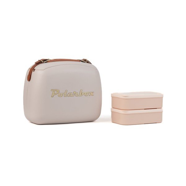 Prašno rožnata hladilna torba 6 l Classic Gold – Polarbox