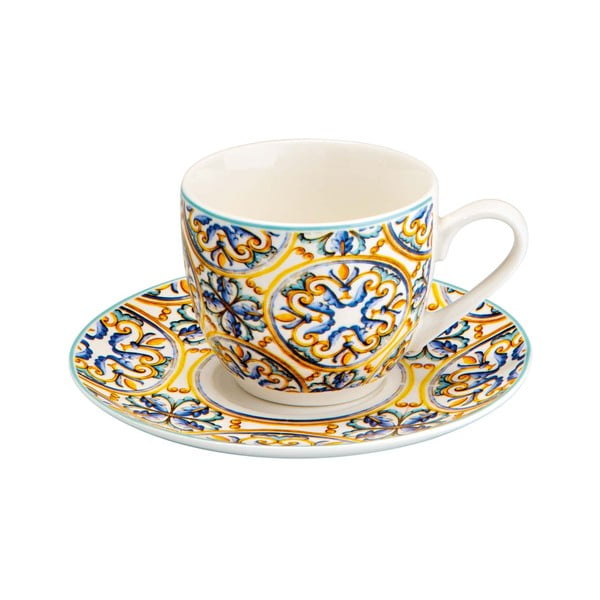 Komplet 6 skodelic s podstavki Brandani Medicea-image-4