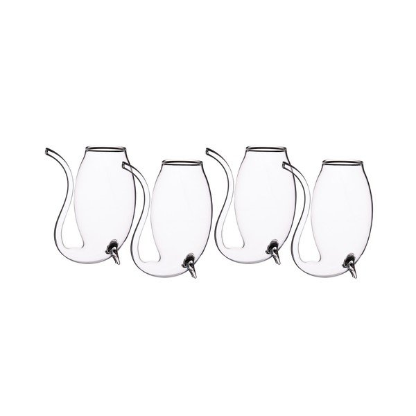 Komplet 4 kozarcev za vino Kitchen Craft Bar Craft port, 900 ml