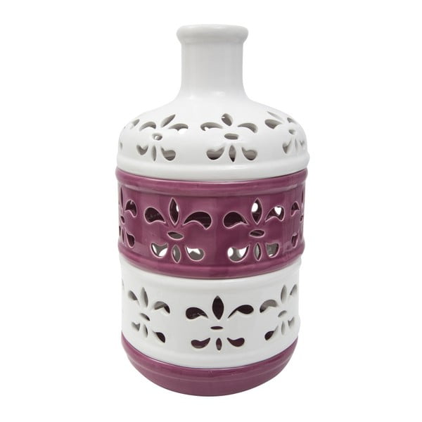 Vaza iz vijoličastega in belega porcelana Mauro Ferretti Alto