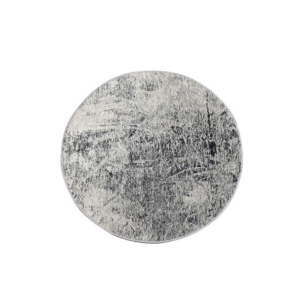 Siva kopalniška preproga ø 100 cm Evidence – Foutastic