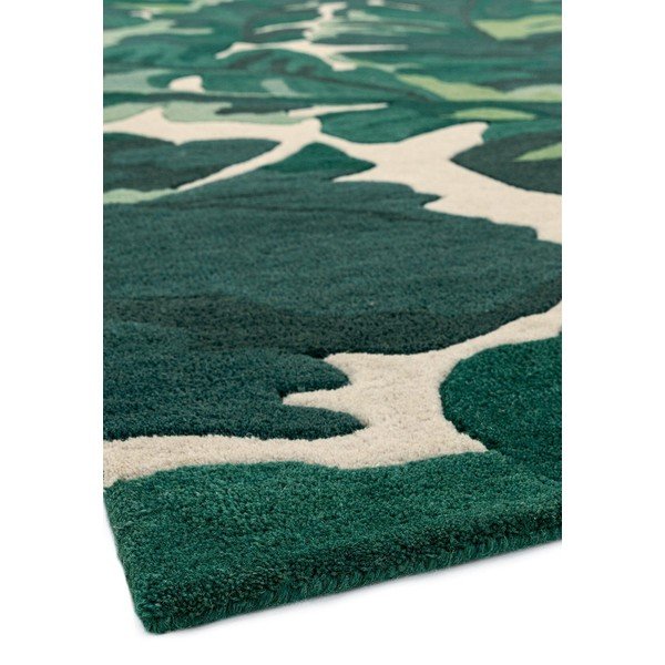 Temno zelena ročno tkana volnena preproga 120x170 cm Matrix – Asiatic Carpets-image-2