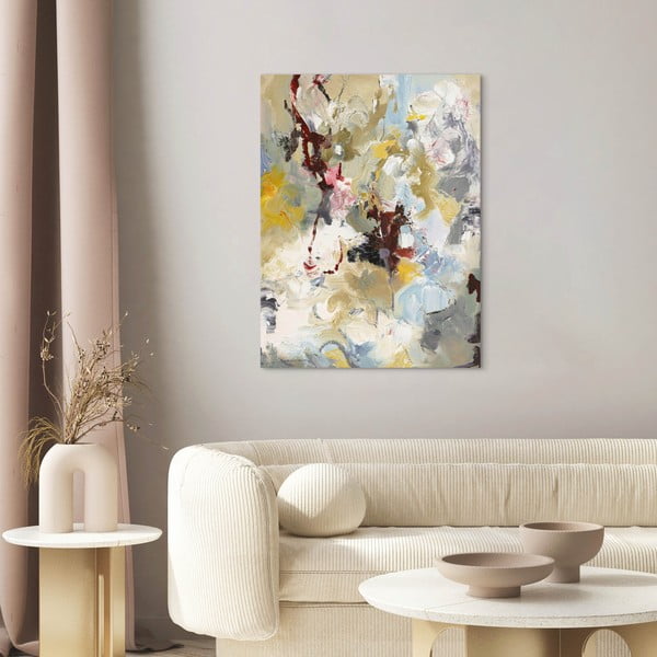 Slika z ročno naslikanimi elementi 60x80 cm Free Play 1    – Malerifabrikken-image-2