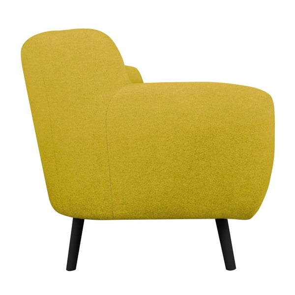 Rumeni dvosedežni kavč Kooko Home Rock-image-3