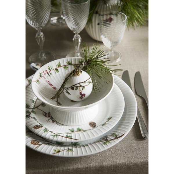 Bela porcelanasta skleda z božičnim motivom ø 16 cm Hammershøi Christmas – Kähler Design-image-3