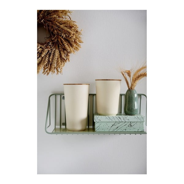 Bež škatla za shranjevanje s pokrovom iz bambusa Wenko Derry, 750 ml-image-4