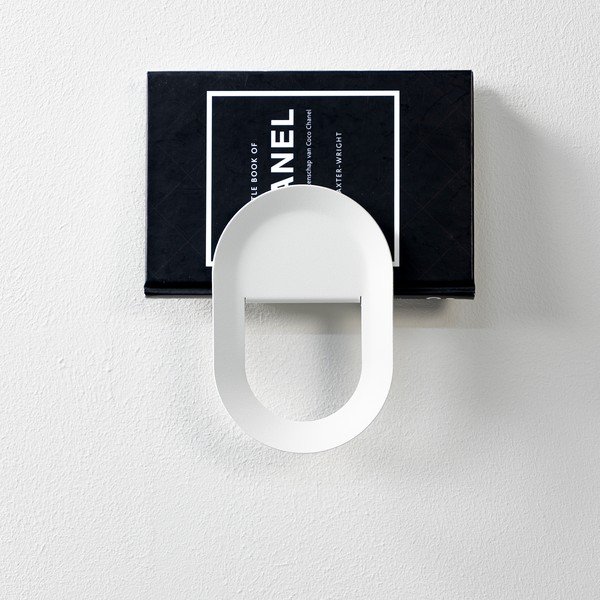 Bel jeklen stenski obešalnik Coucou – Spinder Design-image-1