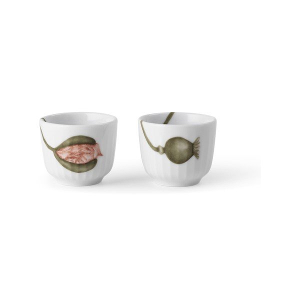 Porcelanasti podstavki za jajca v kompletu 2 ks Hammershøi Poppy – Kähler Design-image-1