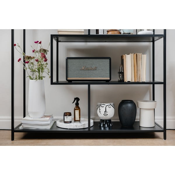 Črna vaza iz kamenine (višina 20 cm) Gastro  – Bitz-image-1