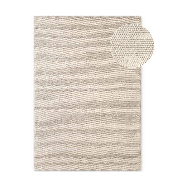 Kremno bela ročno tkana volnena preproga 120x170 cm Richmond Diana – Ted Baker