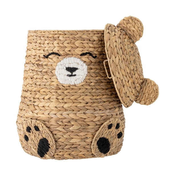 Otroška škatla za shranjevanje iz vodne hijacinte v naravni barvi ø 40x57 cm Timone – Bloomingville Mini-image-4